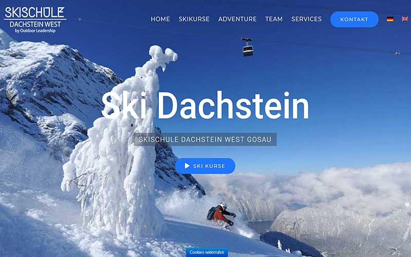 JoeWP WordPress Agentur - Referenz Ski Dachstein West