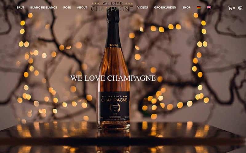 Joe WP WordPress Agentur -Wordpress Agentur - We love Champagne